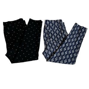 Time & Tru Bundle 2 Pants Size Large 12-14 Stretchy Jeggings